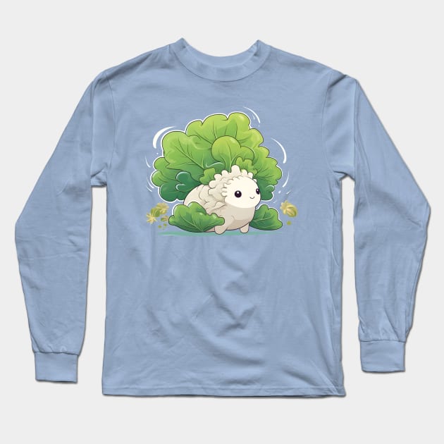 Leaf Sheep Sea Slug Long Sleeve T-Shirt by Modern Leviathan Co.